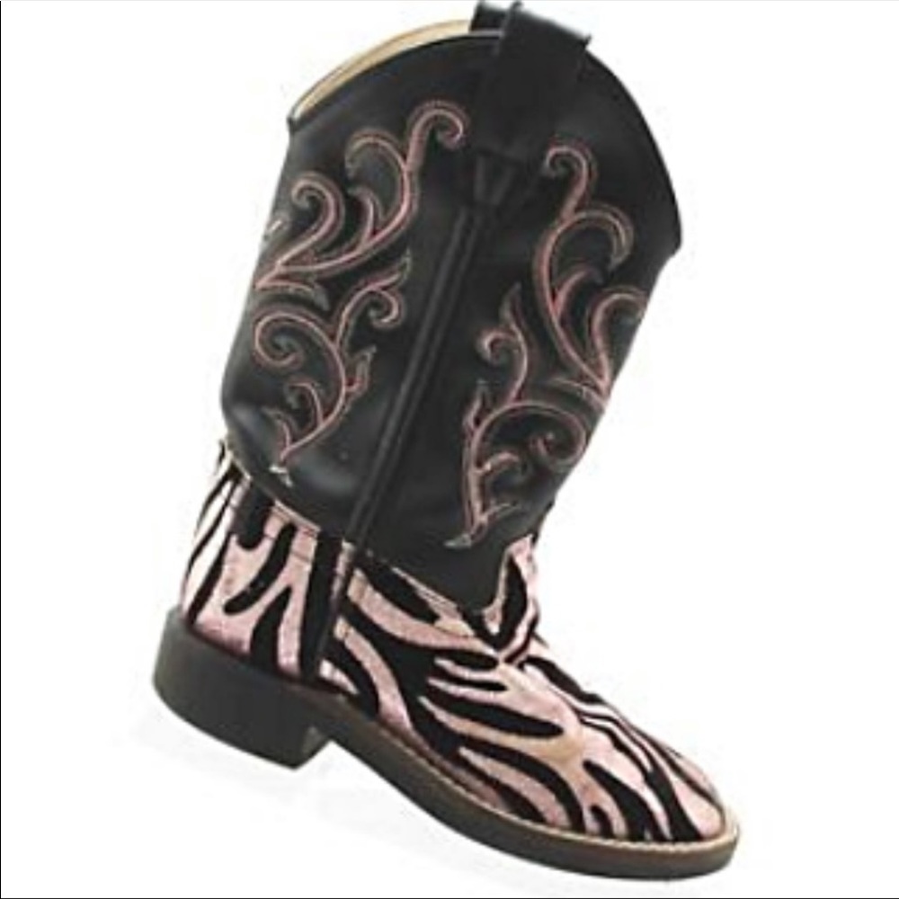 OLD WEST Youth Girls Cowboy Western Boots